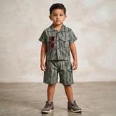 Boy 2 piece with glasses