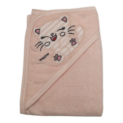 Hooded bath towel