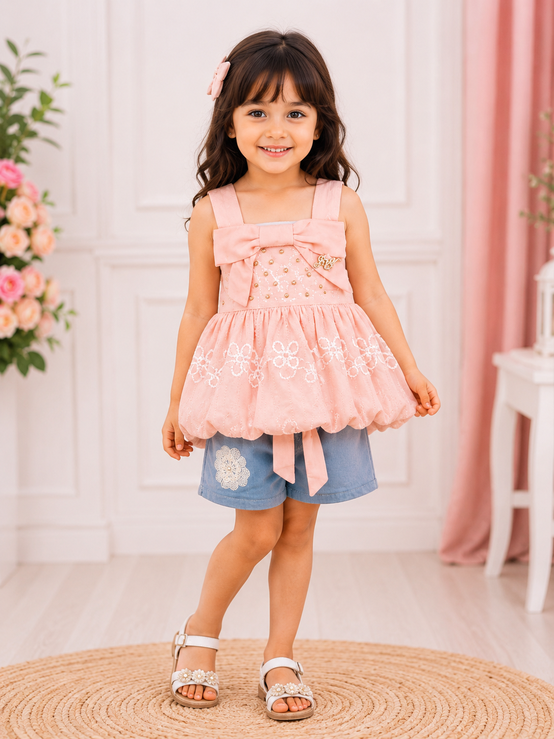 Little Princess Bow 2-Piece Outfit