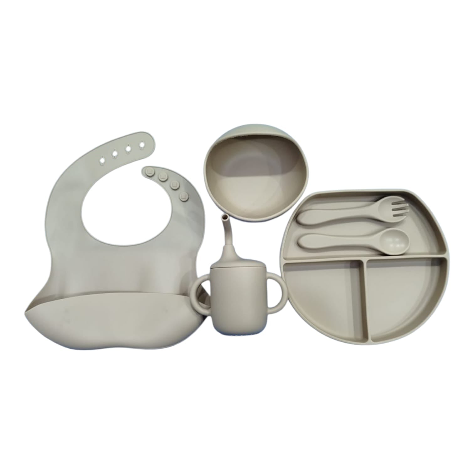 Silicon tableware set