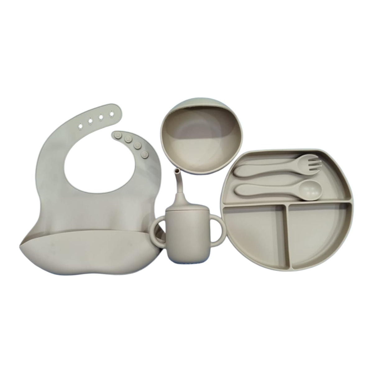 Silicon tableware set