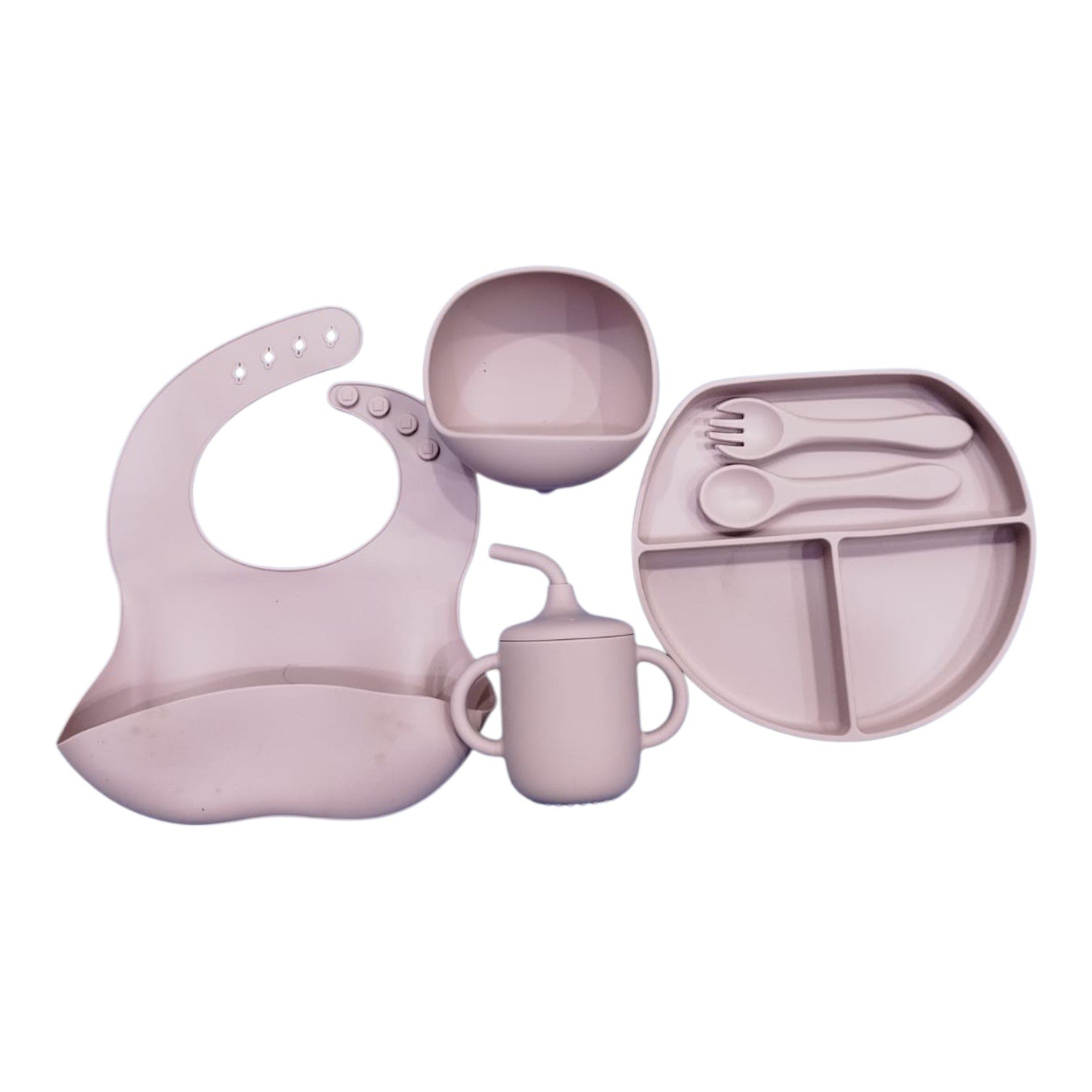 Silicon tableware set