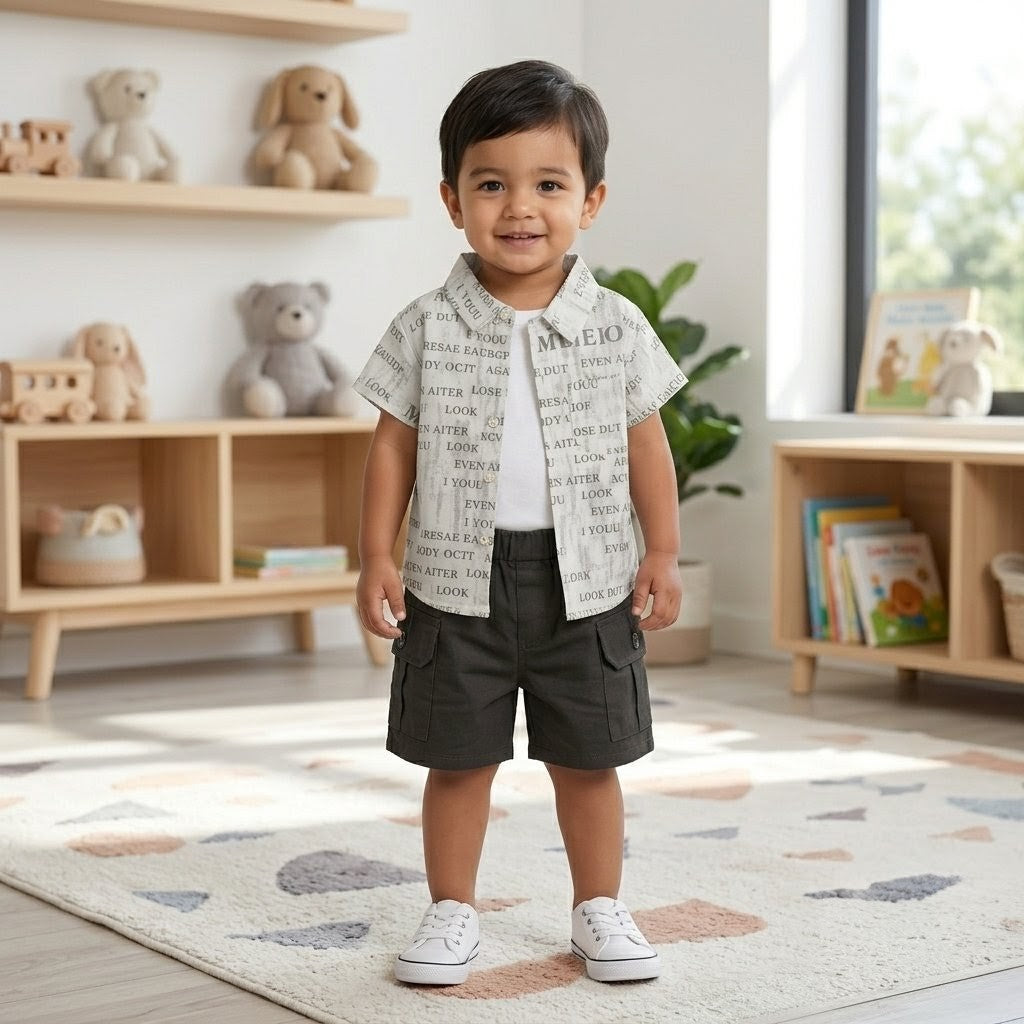 Stylish boy suit