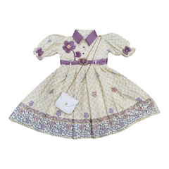 Stylish frock with purse