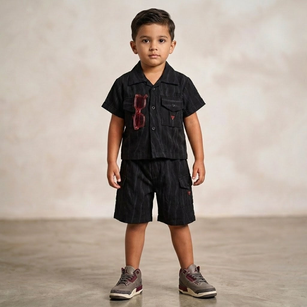 Boy 2 piece with glasses