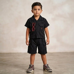 Boy 2 piece with glasses