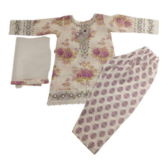 Cotton printed suit