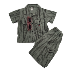 Boy 2 piece with glasses