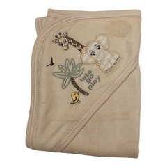 Hooded bath towel
