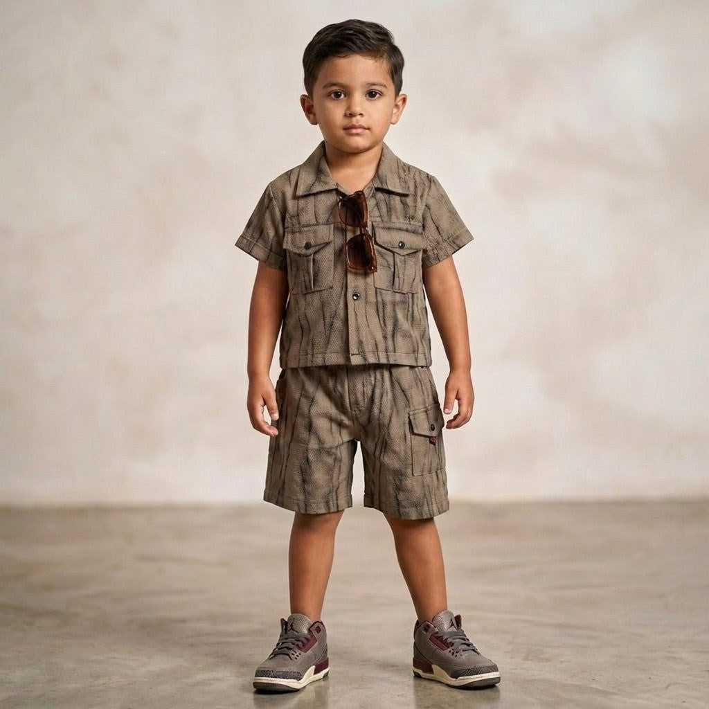 Boy 2 piece with glasses