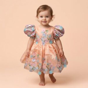 Girls floral frock
